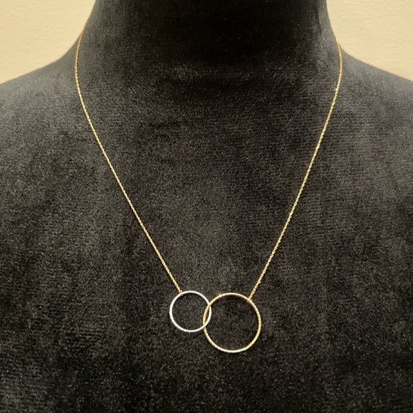 Lana Jewelry 14K Gold Interlocking Circles Necklace - Picture 2 of 7